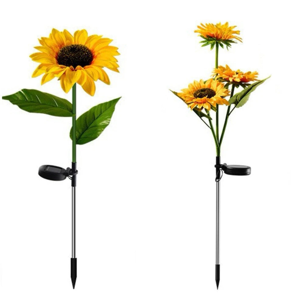 Luz Solar de Girasol para Jardin