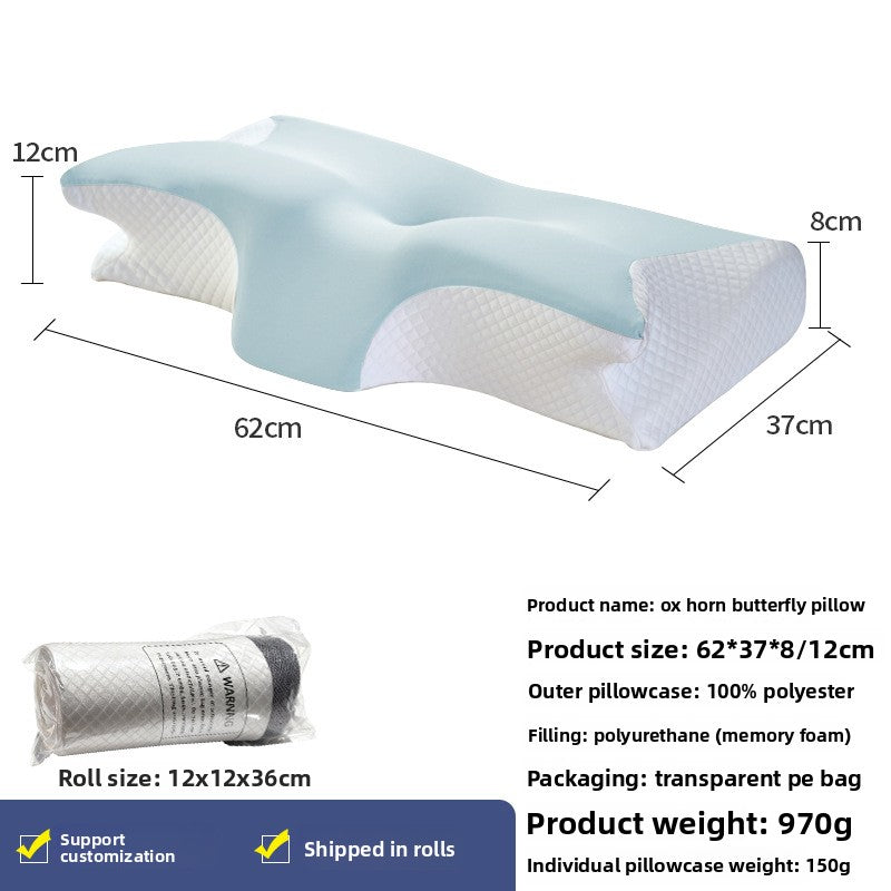 almohada cervical ergonómica de espuma viscoelástica
