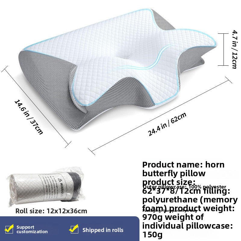 almohada cervical ergonómica de espuma viscoelástica