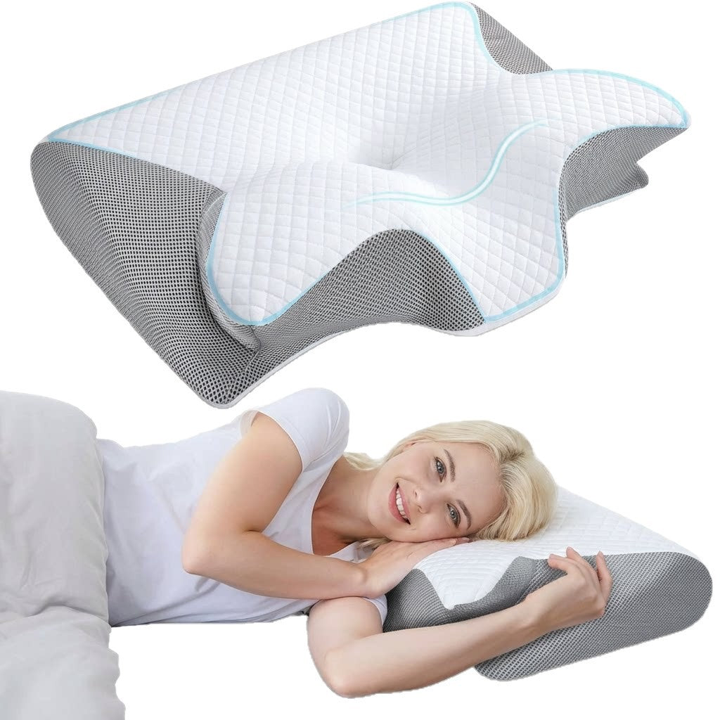 almohada cervical ergonómica de espuma viscoelástica