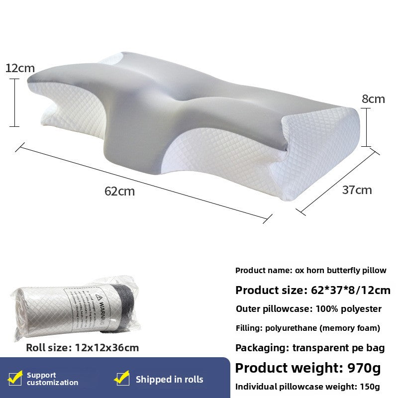 almohada cervical ergonómica de espuma viscoelástica