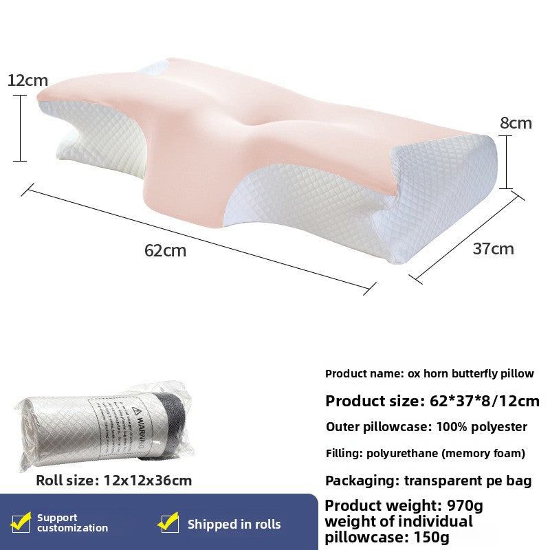 almohada cervical ergonómica de espuma viscoelástica